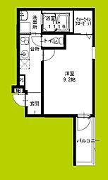 フジパレス堺鳳駅イースト 1Kの間取図画像