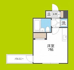 フォーラム都島内代駅前 ワンルームの間取図画像