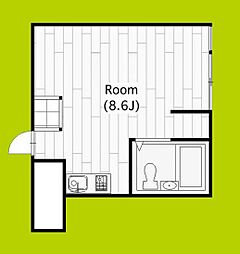 スター21巽南 ワンルームの間取図画像