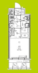 CREST TAPP 庄内 1Kの間取図画像