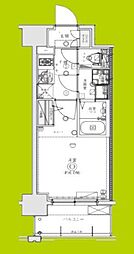 CREST TAPP 庄内 1Kの間取図画像