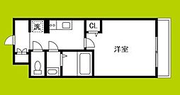 GrandPacific塩草公園 1Kの間取図画像