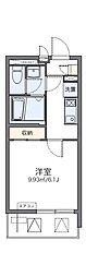 レオネクストアヴリール九条 1Kの間取図画像