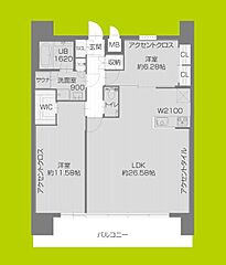 物件の間取り