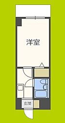 ノルデンハイム北 1Kの間取図画像