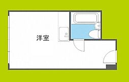 新大阪コーポビアネーズ ワンルームの間取図画像