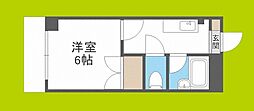 DS今市 1Kの間取図画像