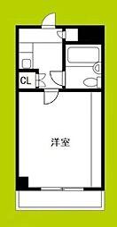 ヴェルデ阿倍野 1Kの間取図画像
