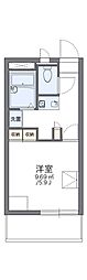 レオパレスリソナ 1Kの間取図画像