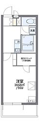 レオパレス真7 1Kの間取図画像