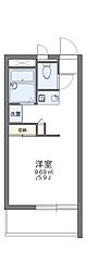 レオパレスマツヤ 1Kの間取図画像