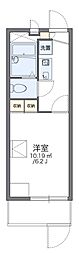 レオパレススプルース 1Kの間取図画像