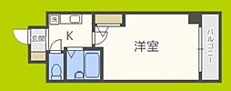 エスリード梅田東 1Kの間取図画像