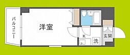 エスリード新大阪第6 1Kの間取図画像