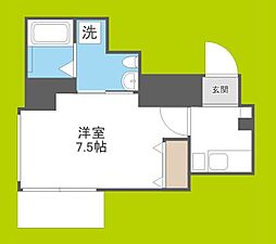 セレニテ本町ロジ02 1Kの間取図画像