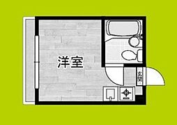 EST玉出 ワンルームの間取図画像