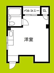 ベストレジデンス都島 ワンルームの間取図画像