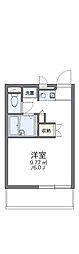 レオパレスフェリーチェ 1Kの間取図画像