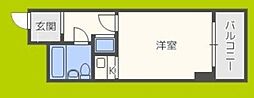 ライオンズマンション新大阪第3 ワンルームの間取図画像