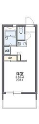 レオパレス住吉弐番館 1Kの間取図画像