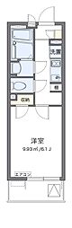 クレイノのぞみ2 1Kの間取図画像