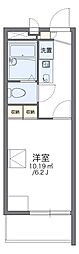 レオパレスアルモニ1 1Kの間取図画像