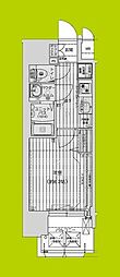 プレリス尼崎レーネヴィア 1Kの間取図画像