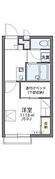 レオパレスシャクティ 1Kの間取図画像
