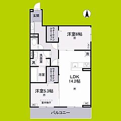 物件の間取り
