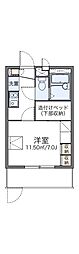 レオパレスWIN 1Kの間取図画像