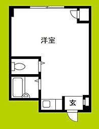 アーバンハイツ海老江 ワンルームの間取図画像