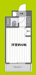 メゾンエトナ 1Kの間取図画像