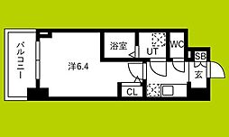 大阪市生野区巽西4丁目マンション 1Kの間取図画像