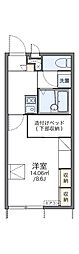 レオパレスMK 1Kの間取図画像