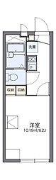 レオパレスネオフォレスト 1Kの間取図画像