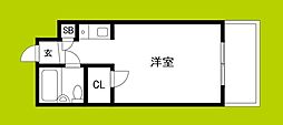 サンクリエート薫風 ワンルームの間取図画像