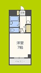リアライズ西淡路 1Kの間取図画像