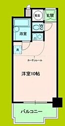 朝日プラザ新大阪 ワンルームの間取図画像