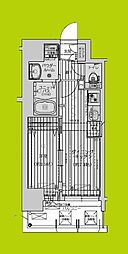 プレリス福島海老江 CORE FRONT 1DKの間取図画像
