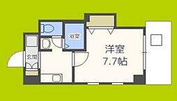 M'PLAZA住吉公園壱番館 1Kの間取図画像
