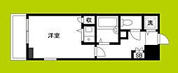 リーガル天神橋 ワンルームの間取図画像