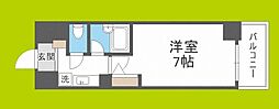 エスリード本町 1Kの間取図画像