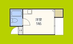 ラ・ピース塚本 ワンルームの間取図画像