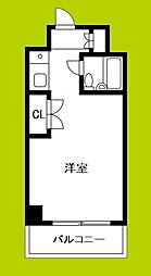 メゾンエトナ ワンルームの間取図画像