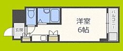 エムロード玉造 ワンルームの間取図画像