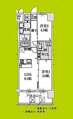 物件の間取り