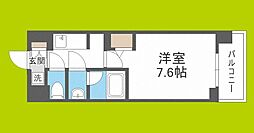 リッツ加島 1Kの間取図画像