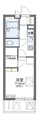 レオパレスプレステージ三津屋2 1Kの間取図画像