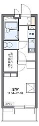 レオパレスおおさか御崎1 1Kの間取図画像