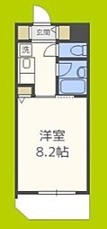 フェスタ天神 1Kの間取図画像